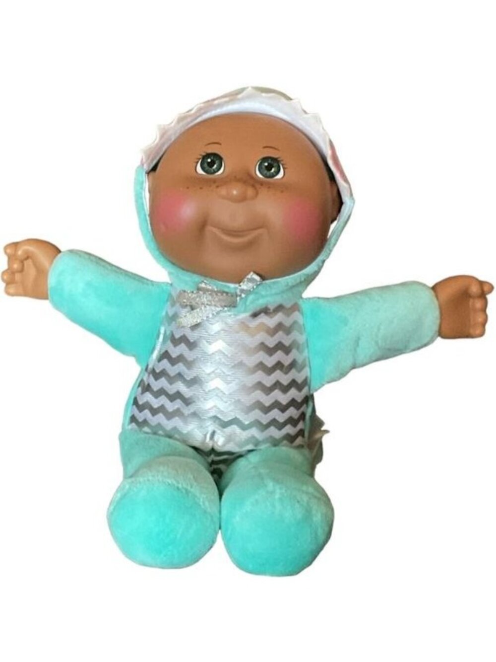 Cabbage Patch Kids Cuties Cleo Shark 9" Plush Doll Exotic Friends 190 Y2K